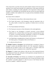 Residential Rental Agreement Template - Alabama, Page 6
