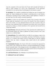 Residential Rental Agreement Template - Hawaii, Page 7