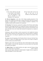Residential Rental Agreement Template - Massachusetts, Page 4