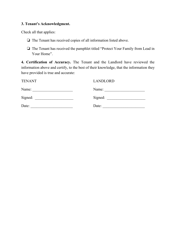 Residential Rental Agreement Template - New Hampshire, Page 10