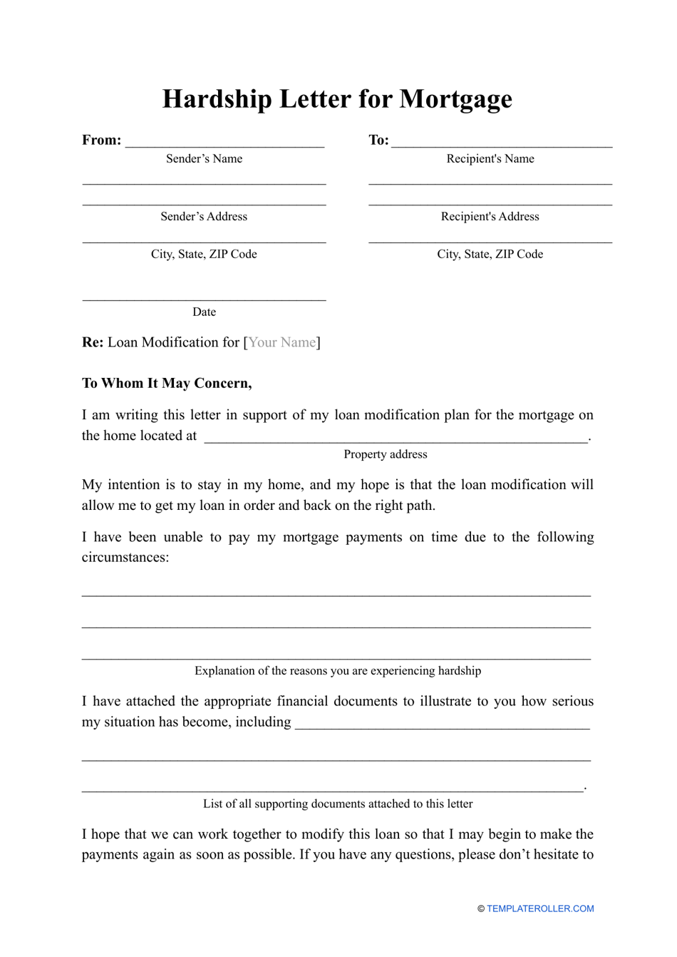 hardship-letter-for-mortgage-template-download-printable-pdf