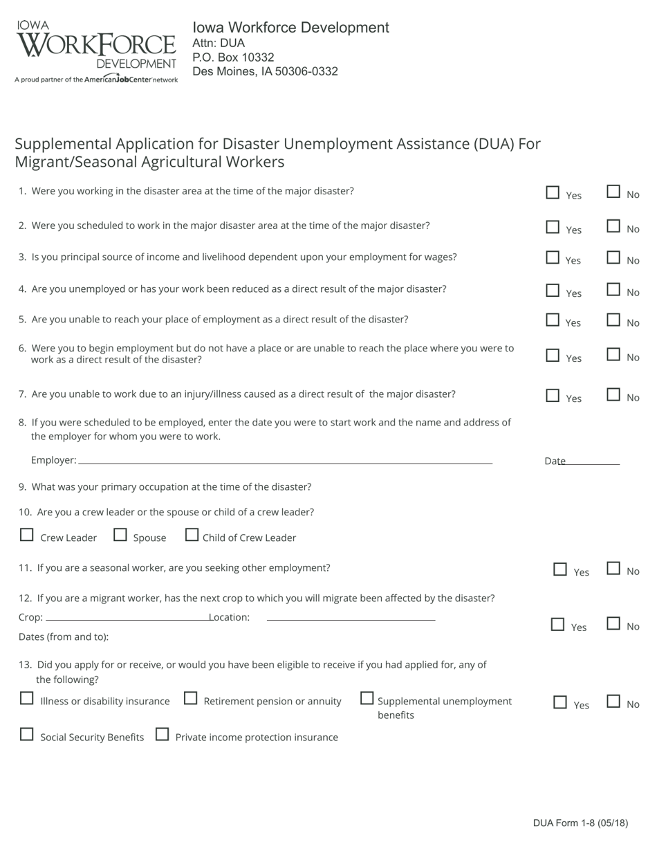 Dua Application Packet - Iowa, Page 10