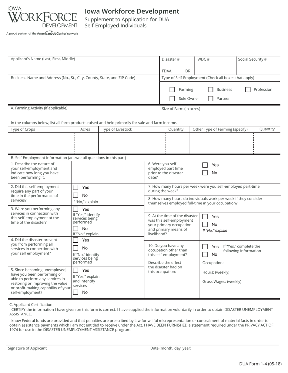 Dua Application Packet - Iowa, Page 6