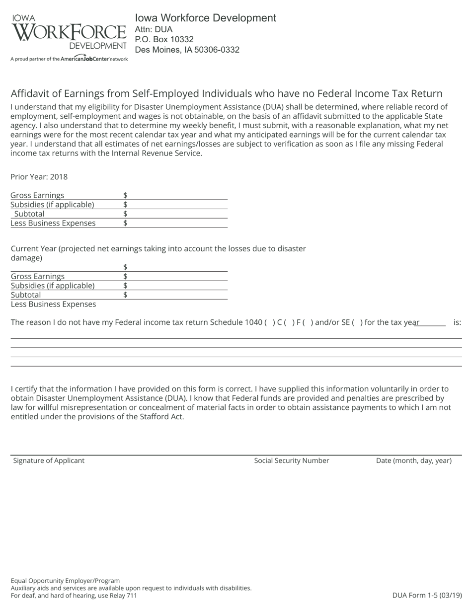 Dua Application Packet - Iowa, Page 7
