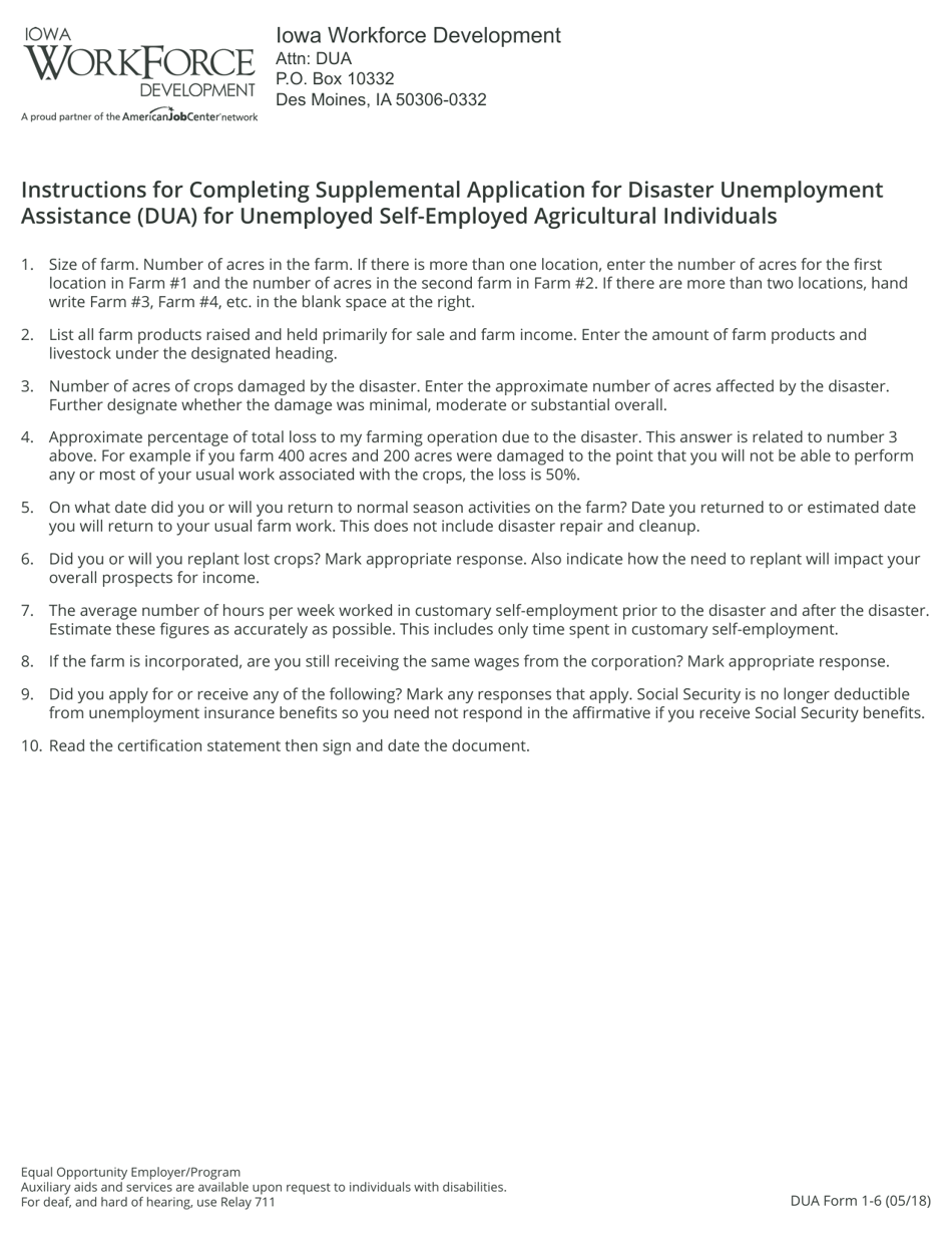 Dua Application Packet - Iowa, Page 8