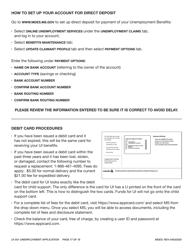 Form UI-501 Unemployment Application - Mississippi, Page 17