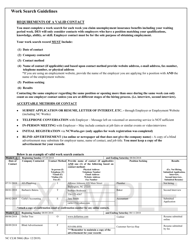 Form NC CLM506E Work Search Record - North Carolina, Page 3
