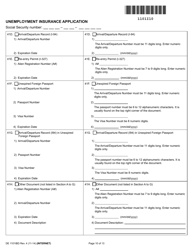 Form DE1101IBD Unemployment Insurance Application (Federal Employee) - California, Page 10