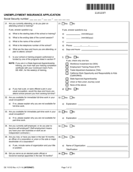 Form DE1101ID Unemployment Insurance Application - California, Page 7