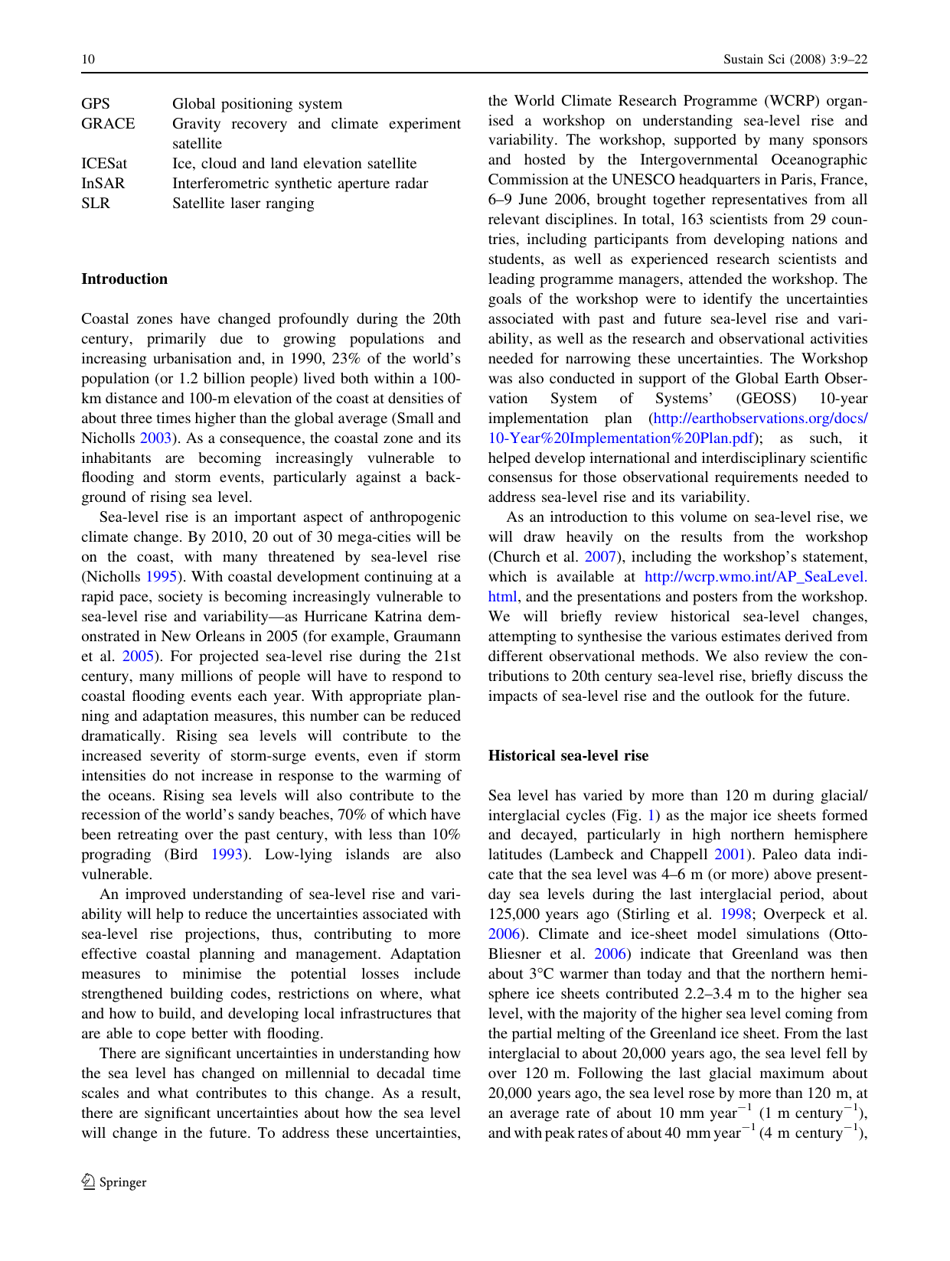 Understanding Global Sea Levels: Past, Present and Future - John a. Church, Neil J. White, Thorkild Aarup, W. Stanley Wilson, Philip L. Woodworth, Catia M. Domingues, John R. Hunter, Kurt Lambeck, Page 2