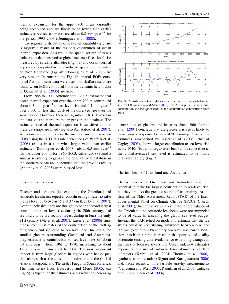 Understanding Global Sea Levels: Past, Present and Future - John a. Church, Neil J. White, Thorkild Aarup, W. Stanley Wilson, Philip L. Woodworth, Catia M. Domingues, John R. Hunter, Kurt Lambeck, Page 6