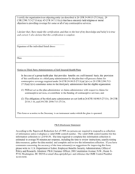 EBSA Form 700 Certification, Page 2
