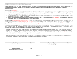 Form DFA-2 Application for Benefits - West Virginia, Page 13