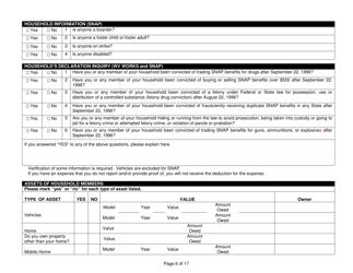Form DFA-2 Application for Benefits - West Virginia, Page 6