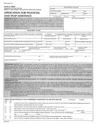 Form DHS1240 Application for Financial and Snap Assistance - Hawaii, Page 3