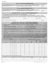 Form DHS1240 Application for Financial and Snap Assistance - Hawaii, Page 6