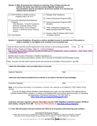 Form DWS-ESD/WDD 300 TANF Needy Family Eligibility Form - Utah, Page 2