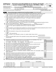 Document preview: IRS Form 1120-PC Schedule M-3 Net Income (Loss) Reconciliation for U.S. Property and Casualty Insurance Companies With Total Assets of $10 Million or More