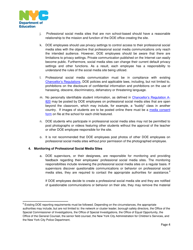 Nyc Department of Education Social Media Guidelines - New York City, Page 4