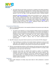 Nyc Department of Education Social Media Guidelines - New York City, Page 8