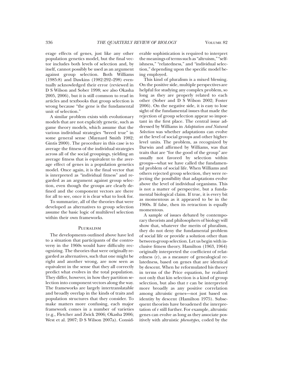 The Quarterly Review of Biology -the University of Chicago, Page 10