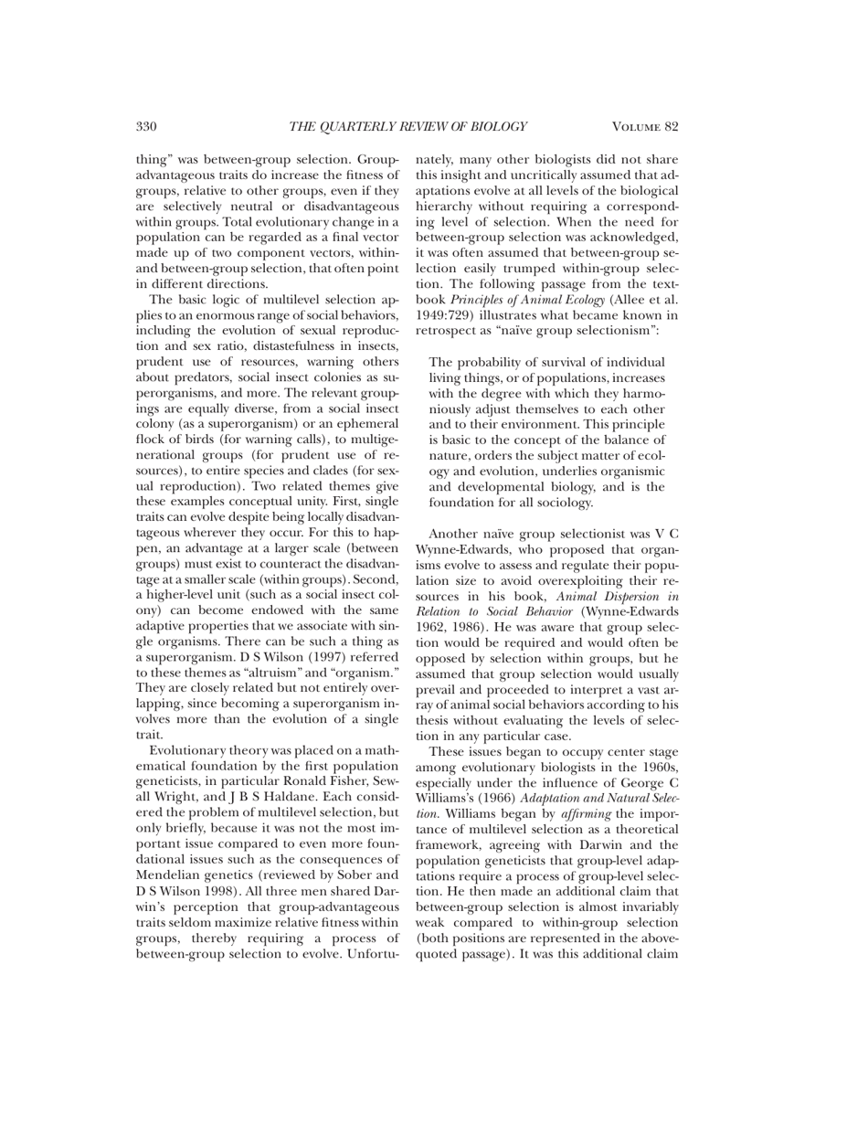 The Quarterly Review of Biology -the University of Chicago, Page 4