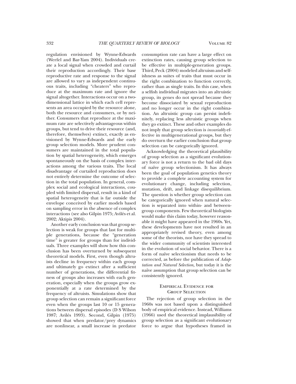 The Quarterly Review of Biology -the University of Chicago, Page 6