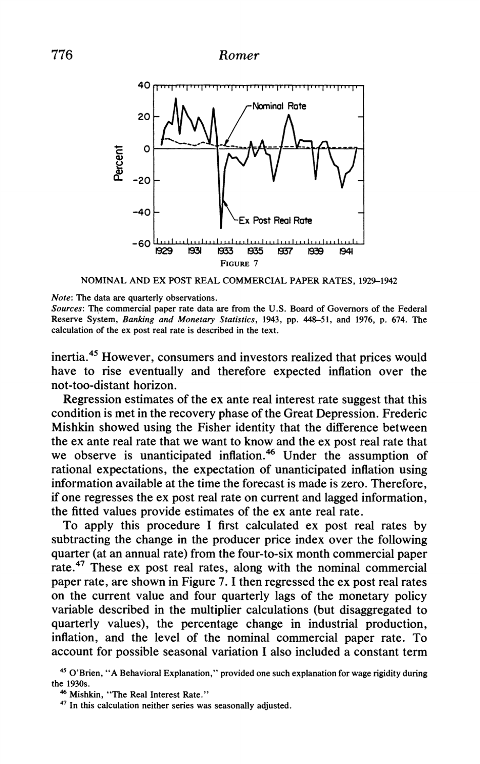 What Ended the Great Depression? - Christina D. Romer, the Journal of Economic History, Page 20