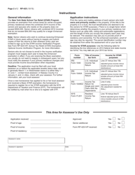 Form RP-425 Application for School Tax Relief (Star) Exemption - New York, Page 2