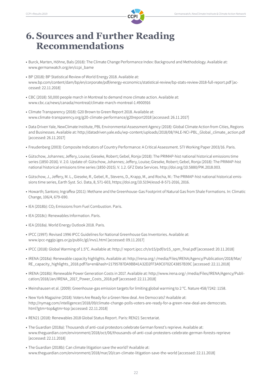 Climate Change Performance Index - Results, Page 22