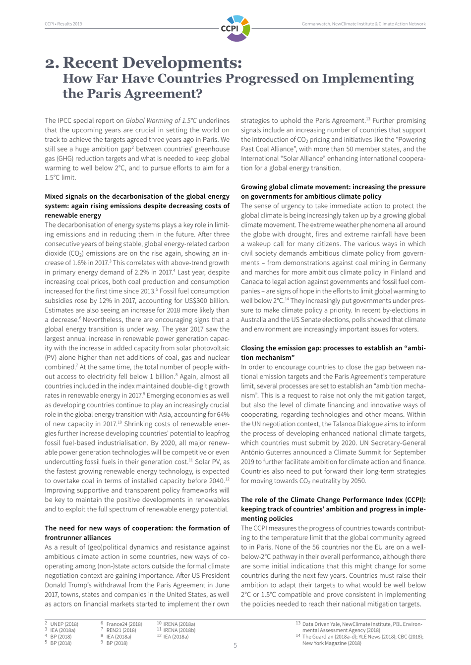 Climate Change Performance Index - Results, Page 5