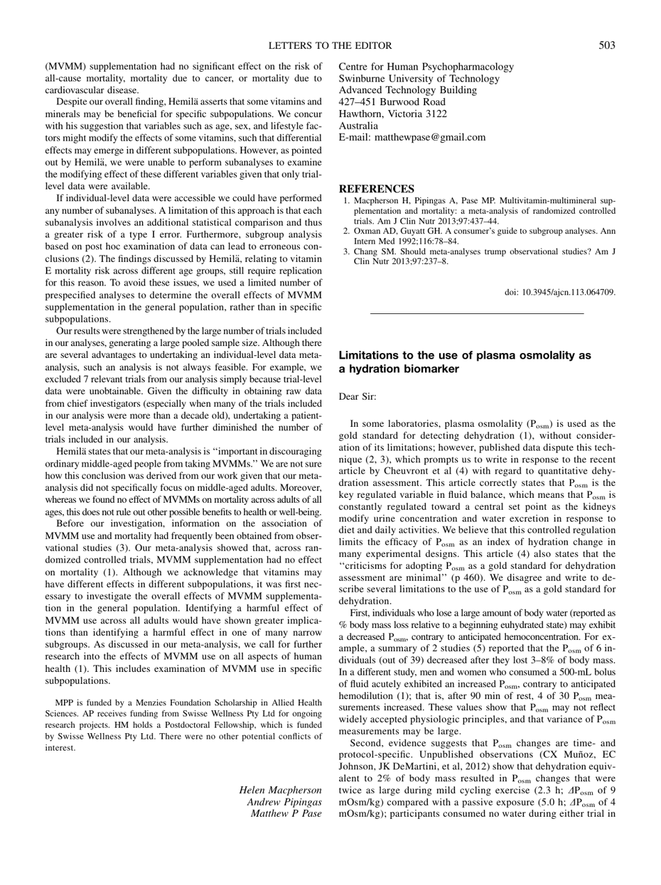 Consumption of Artificial Sweetener and Sugar-Containing Sodaand Risk of Lymphoma and Leukemia in Men and Women - the American Journal of Clinical Nutrition, Page 12