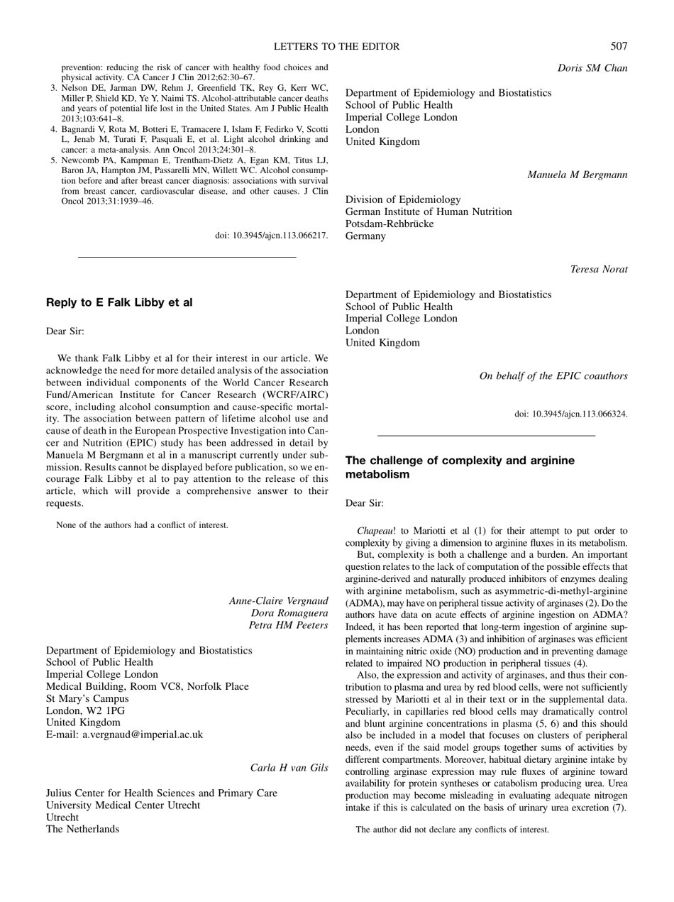 Consumption of Artificial Sweetener and Sugar-Containing Sodaand Risk of Lymphoma and Leukemia in Men and Women - the American Journal of Clinical Nutrition, Page 16
