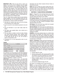 Instructions for Form PA-1000 Property Tax or Rent Rebate Claim - Pennsylvania, Page 6