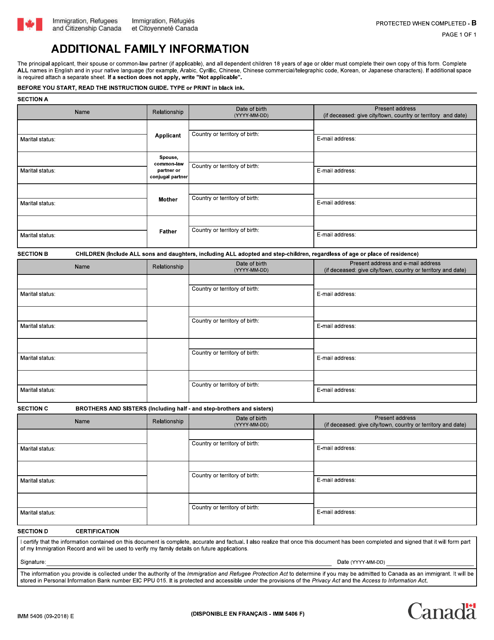 Imm 5645 Form Fill Out And Sign Printable Pdf Template C09 5219