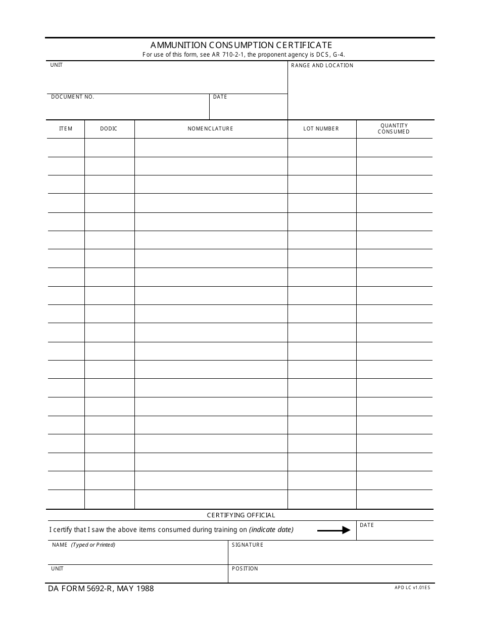 da-form-5692-download-fillable-pdf-or-fill-online-ammunition