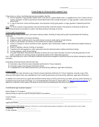 Client Body Art Record and Consent Form - Michigan