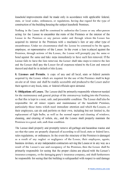 &quot;Commercial Lease Agreement Template&quot; - Florida, Page 5