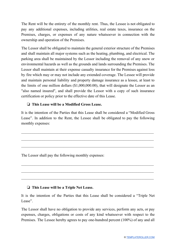 Commercial Lease Agreement Template - North Carolina, Page 3