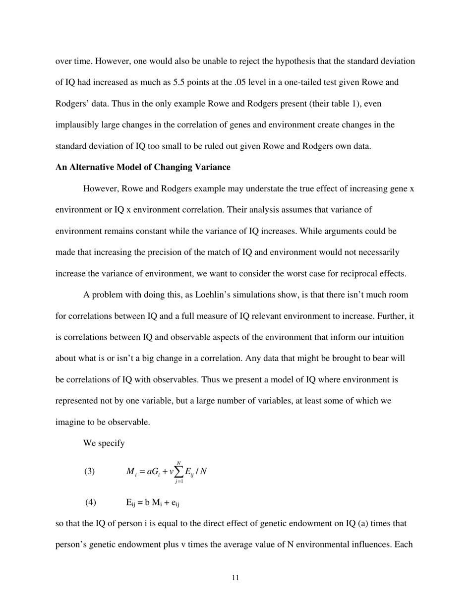 The Iq Paradox: Still Resolved - William T. Dickens, the Brookings Institution, Page 11