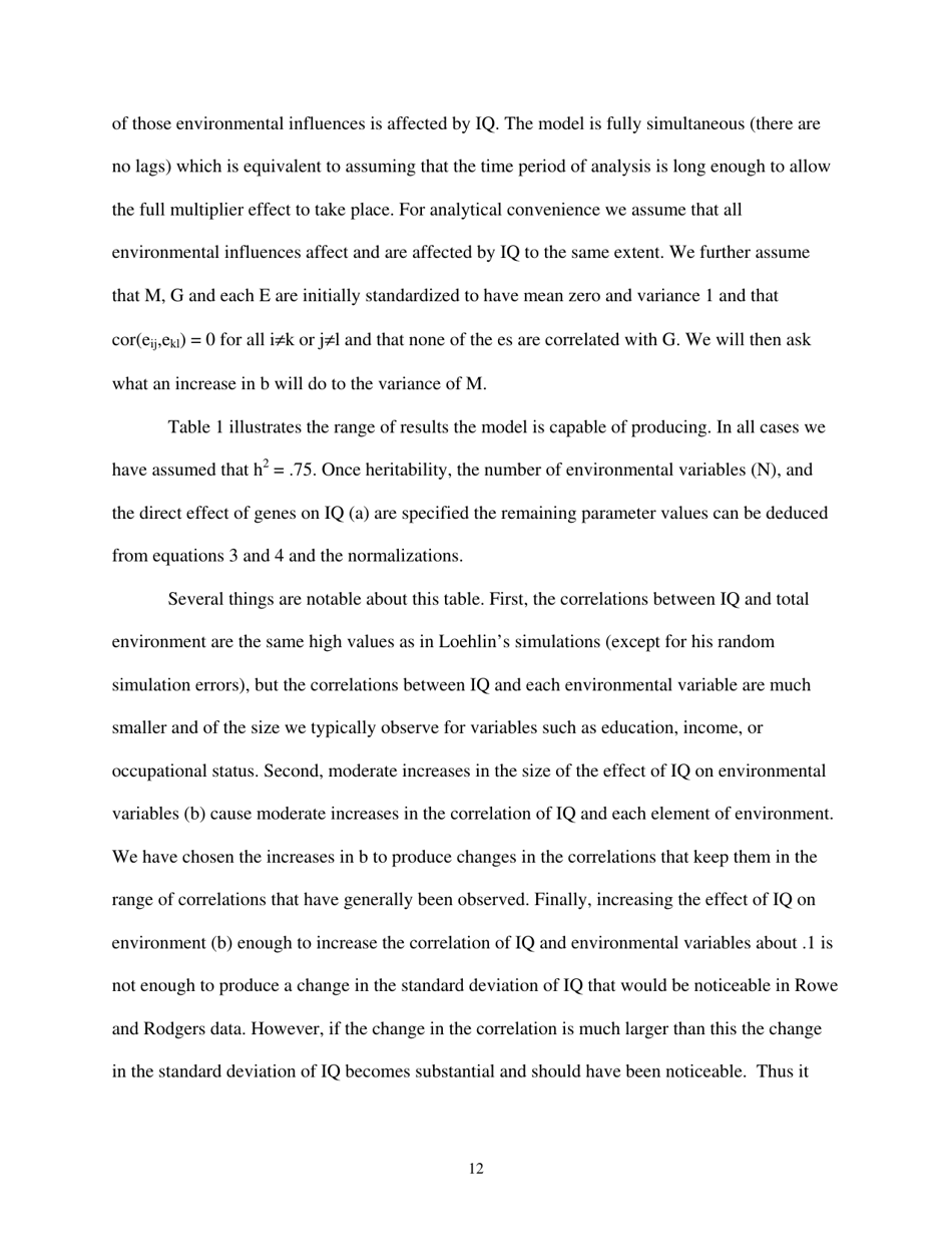 The Iq Paradox: Still Resolved - William T. Dickens, the Brookings Institution, Page 12