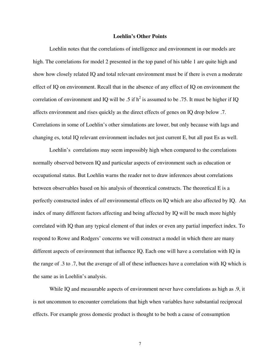 The Iq Paradox: Still Resolved - William T. Dickens, the Brookings Institution, Page 7