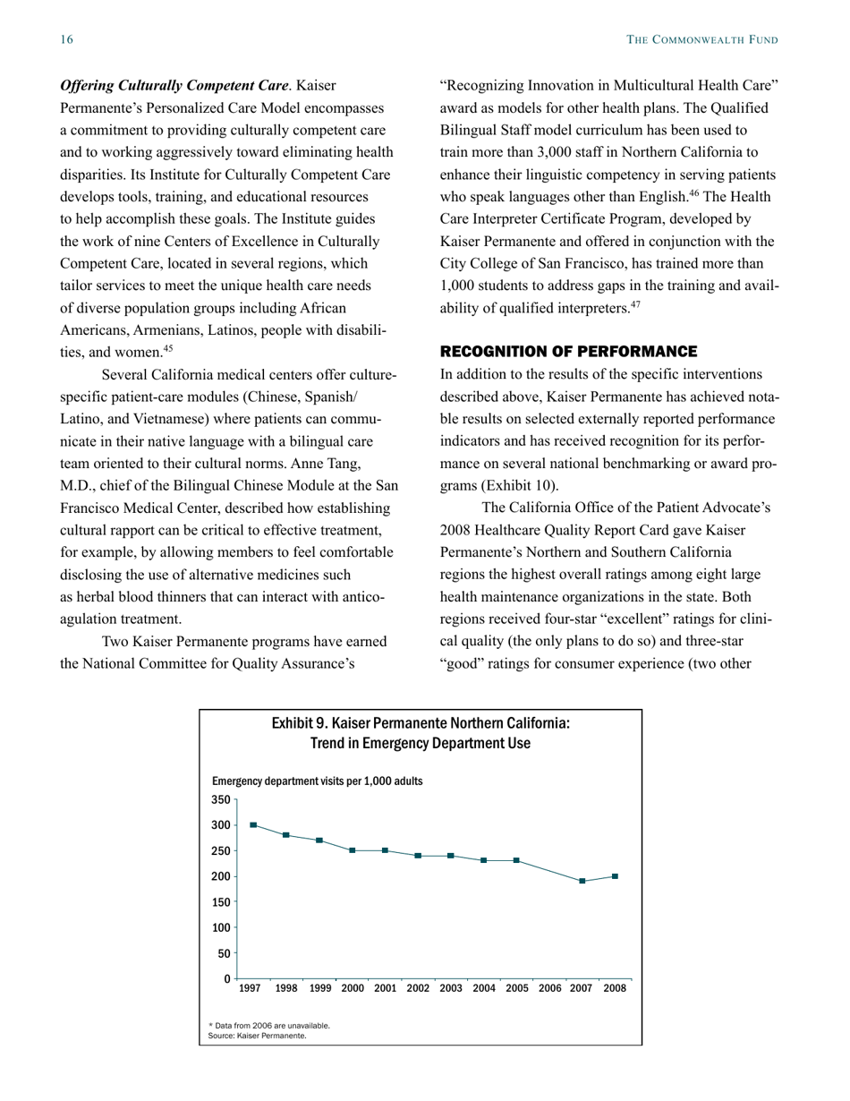 kaiser permanente case study interview