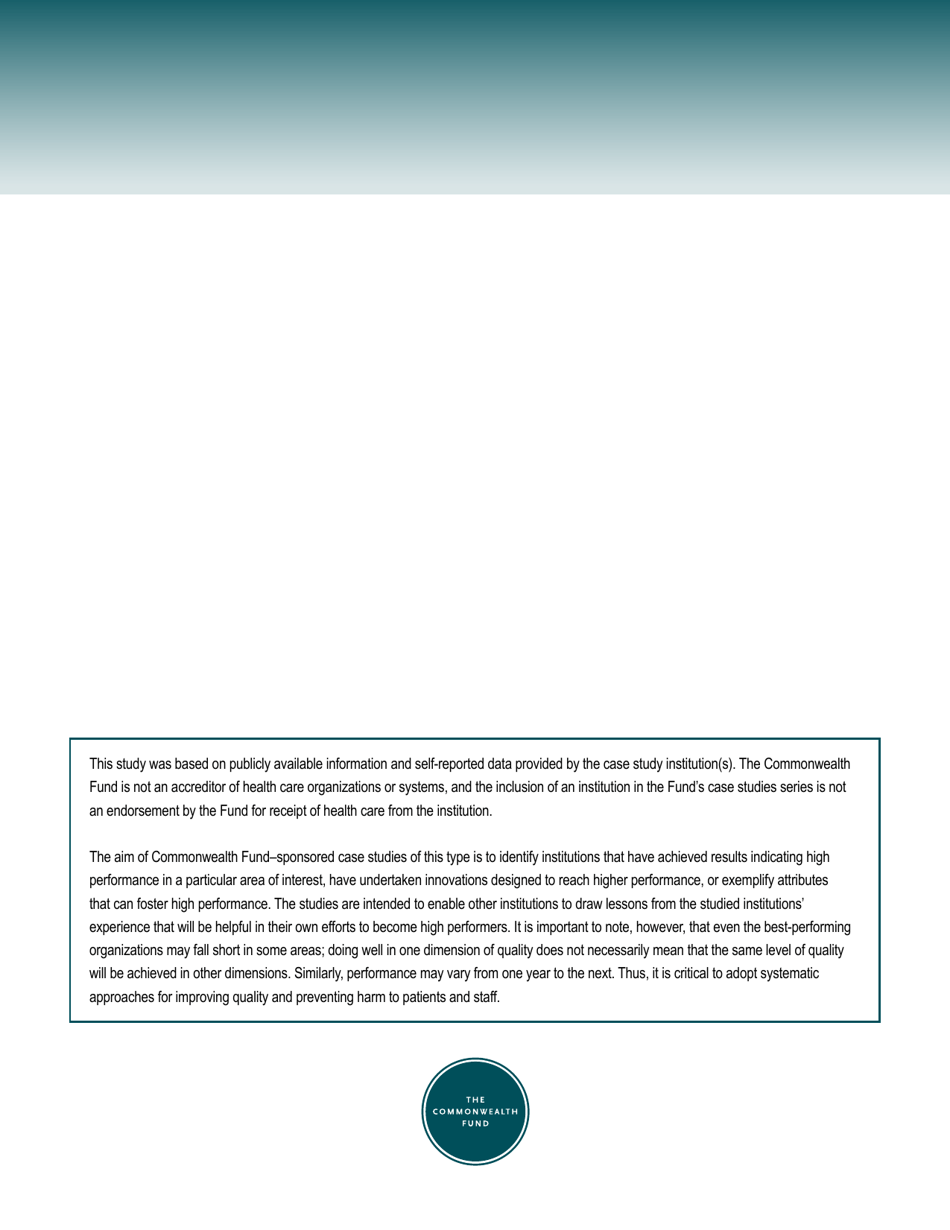 Kaiser Permanente Case Study - the Commonwealth Fund, Page 28
