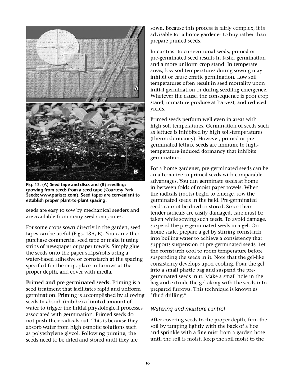 Propagating Plants From Seed - G.n.m. Kumar, F.e. Larsen, and K.a. Schekel, Page 18
