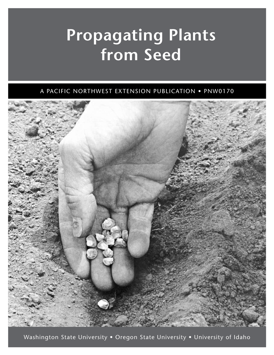 Propagating Plants From Seed Book Cover