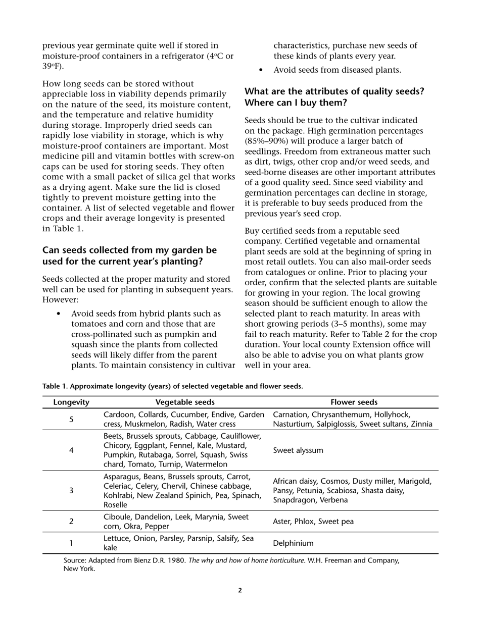 Propagating Plants From Seed - G.n.m. Kumar, F.e. Larsen, and K.a. Schekel, Page 4