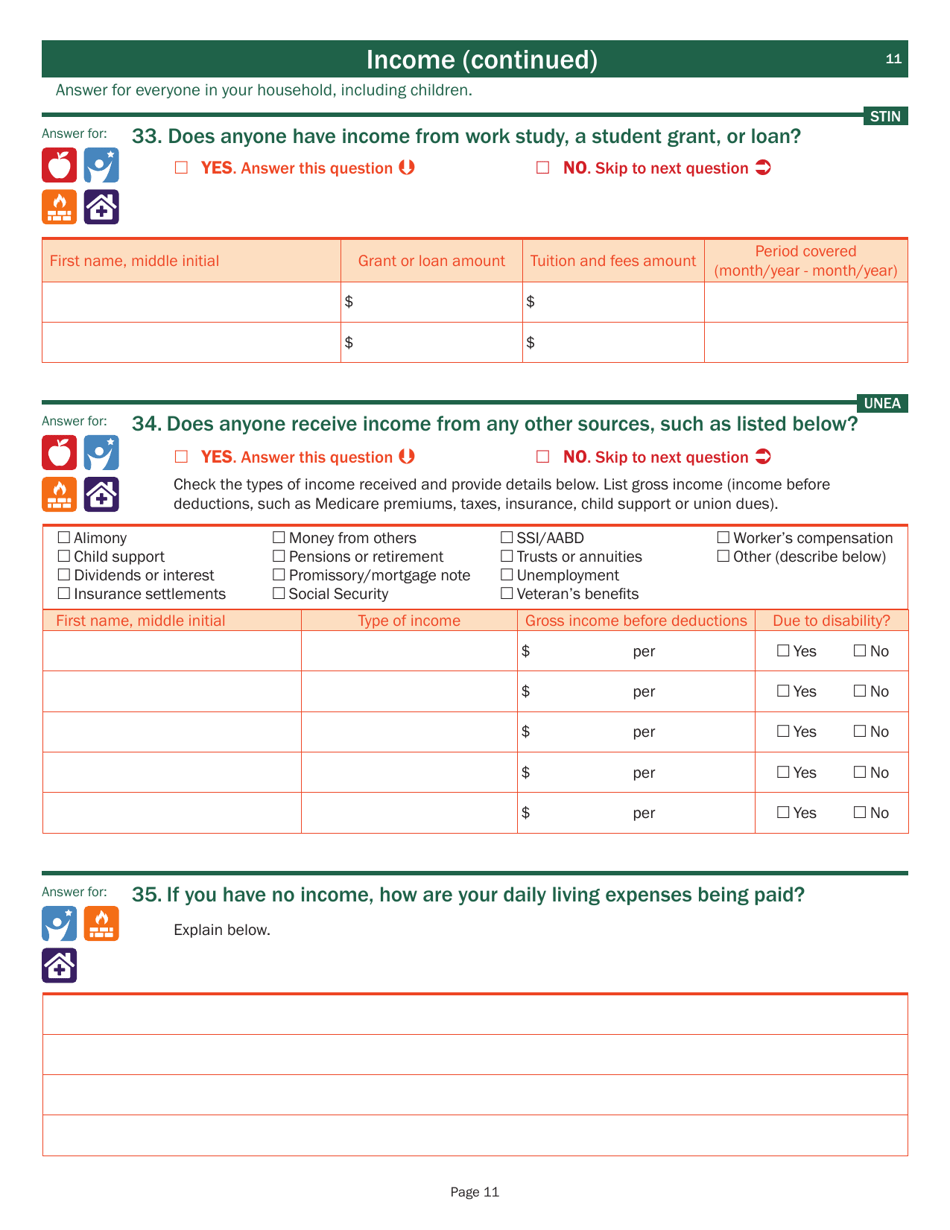 Form 202 Application for Benefits - Vermont, Page 13