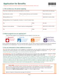 Form 202 Application for Benefits - Vermont, Page 3