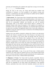 Commercial Rental Agreement Template - Massachusetts, Page 5
